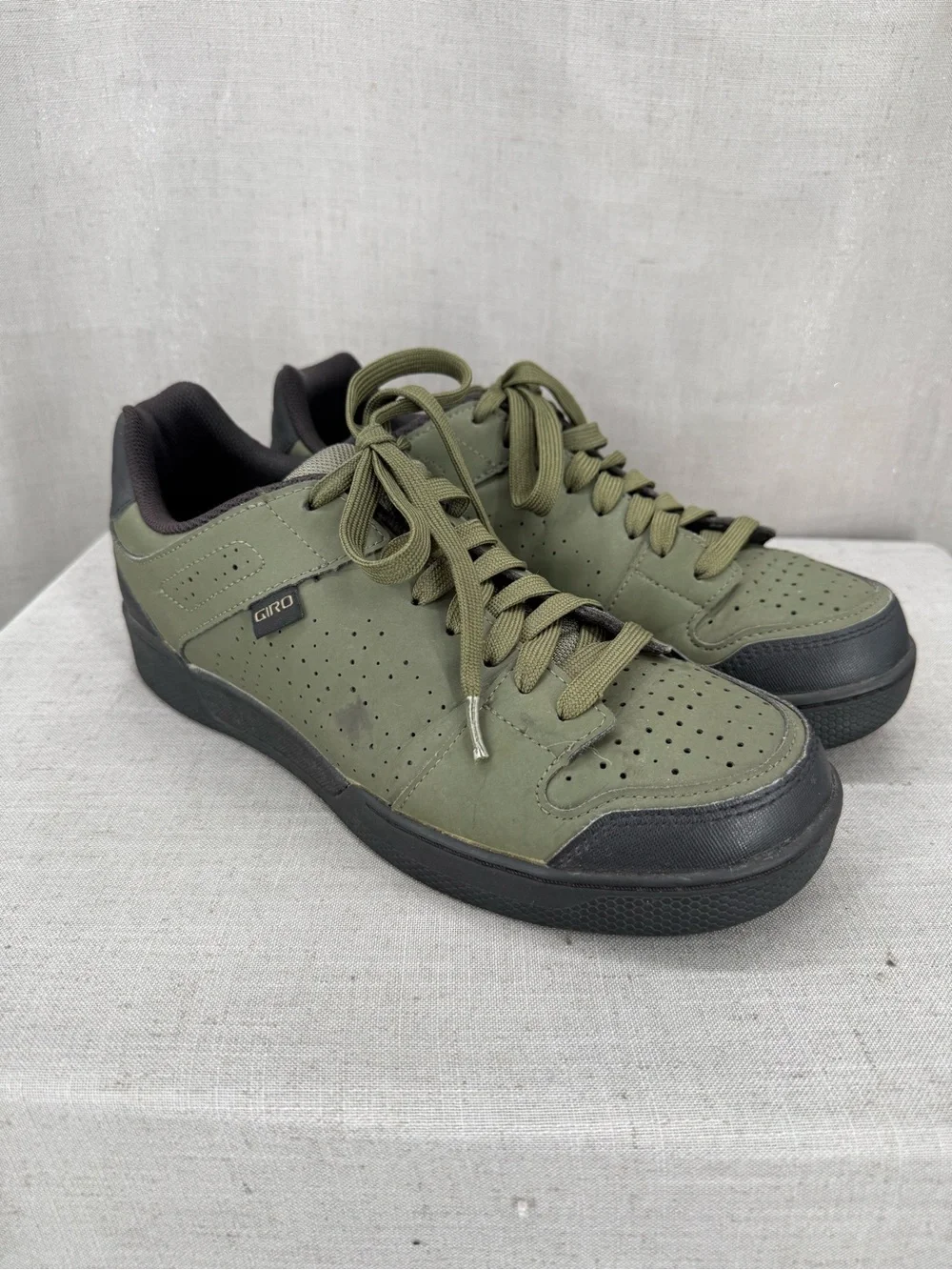 Giro Jacket II Men's Cycling Shoes Breathable Olive/Black us 11